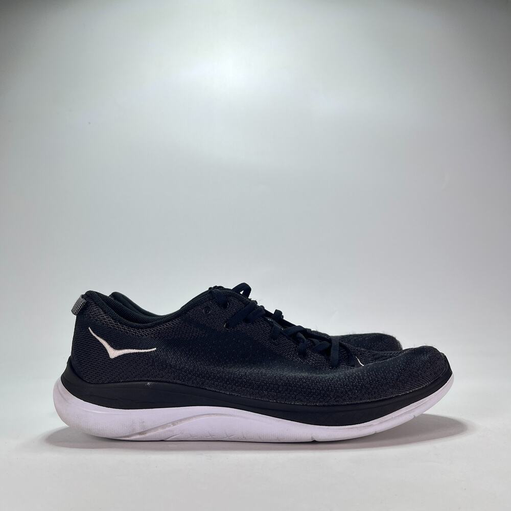 HOKA Hupana Flow Black Dark Shadow Running Shoes 1102890-BDSD Men's Size 10.5
